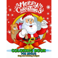 Merry Christmas Coloring Books for Adults Easy and Relaxing Design: Santa, Snowman, Elves and Friend
