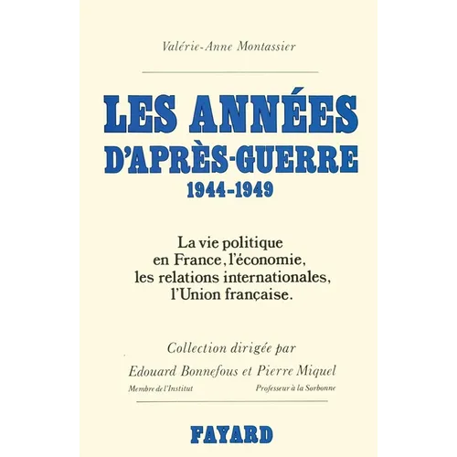 Les Années d'après-guerre