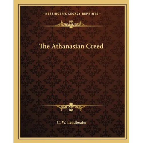 The Athanasian Creed - Paperback