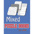 Mixed puzzle books for adults: word search, sudoku, mazes, Hard killer sudoku and Trivia 8,5"x11" 110 pages