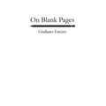On Blank Pages