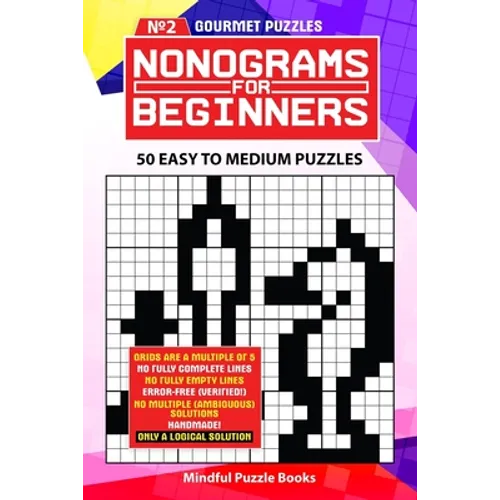 Nonograms for Beginners 2: 50 Easy to Medium Puzzles