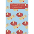 Hanukkah Family Recipe Book: Simple Blue Pomegranates Personal Write-In Cookbook