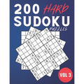 200 Hard Sudoku Puzzles.: Challenging Sudoku Book For Adults ( Volume 3 )