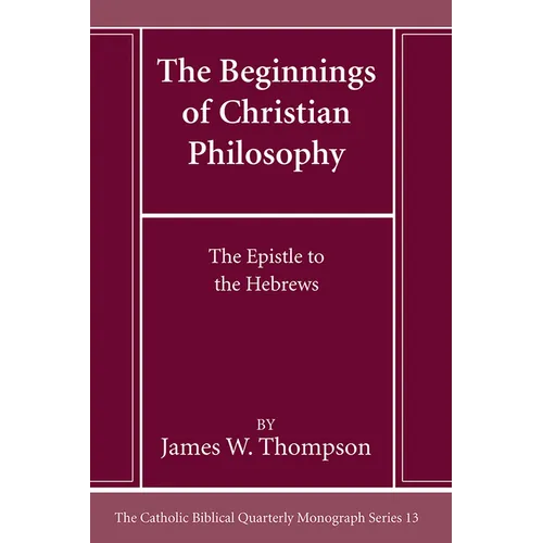 The Beginnings of Christian Philosophy