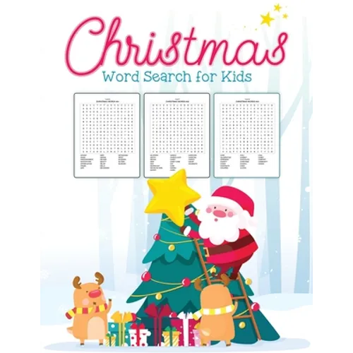 Christmas Word Search For Kids: Puzzle Book Holiday Fun For Adults and Kids Activities Crafts Games