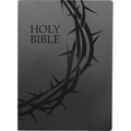 Kjver Holy Bible, Crown of Thorns Design, Large Print, Black Ultrasoft: (King James Version Easy Read, Red Letter)