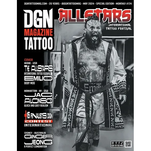 DGN Tattoo Magazine 20 Years #174 + 15 Finalists Contest International, book of tattoos: more than 100 tattoo for real, professional ... that will ins