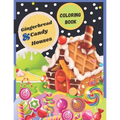 Gingerbread & Candy Houses: Coloring Book for Kids and Adults (ages 3 to 12+), lovely houses with fanny beautiful designs with high quality (Gorge