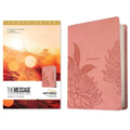 The Message Deluxe Gift Bible, Large Print (Leather-Look, Dusty Pink Floral): The Bible in Contemporary Language