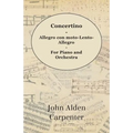 Concertino - Allegro con moto-Lento-Allegro - For Piano and Orchestra