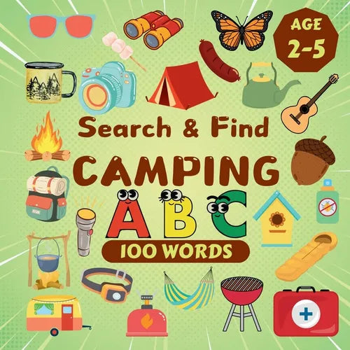 Search & Find Camping: A Fun Search & Find Activity Book for Toddlers and Kids 2-6 Years Old