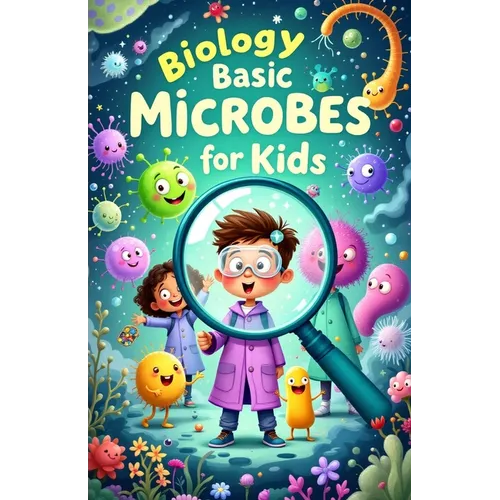 Biology Basic Microbes for Kids: A Beginner's Guide to Bacteria, Viruses, Fungi & Tiny Living Things That Shape Our World