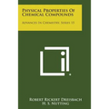 Physical Properties of Chemical Compounds: Advances in Chemistry, Series 15