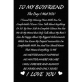 To My Boyfriend The Day I Met You I Found My Missing Piece: The Best Cute Valentines Day Gifts for Boyfriend, Couples Gifts for Boyfriend From Girlfri