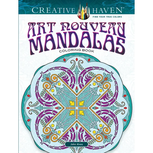 Creative Haven Art Nouveau Mandalas Coloring Book