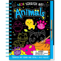 Neon Scratch Art Animals