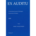Ex Auditu - Volume 05: An International Journal for the Theological Interpretation of Scripture