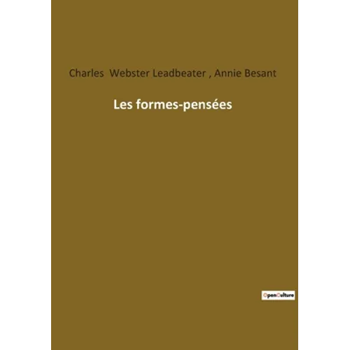 Les formes-pensées - Paperback