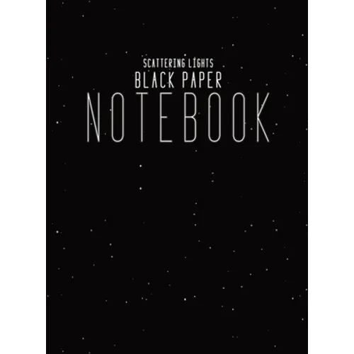 Black Paper Notebook Black Lined Paper: Hardcover Lined Notebook With Black Paper Sheet Pages, 8.5x11 Simple Minimalism Journal For Writing Paper