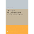 Hydrogen Ion Concentration: New Concepts in a Systematic Treatment