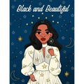 Black and Beautiful Coloring Book for Girls: A Fun and Relaxing Color Book for Tween Girls. Black and Brown African American Girl Characters with Uniq