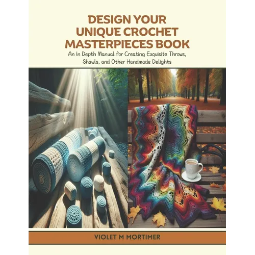 Design Your Unique Crochet Masterpieces Book: An In Depth Manual for Creating Exquisite Throws, Shawls, and Other Handmade Delights