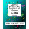 6th Grade GEORGIA MILESTONE, 2019 MATH, Test Prep: : 6th Grade GEORGIA MILESTONE 2019 MATH Test Prep/Study Guide