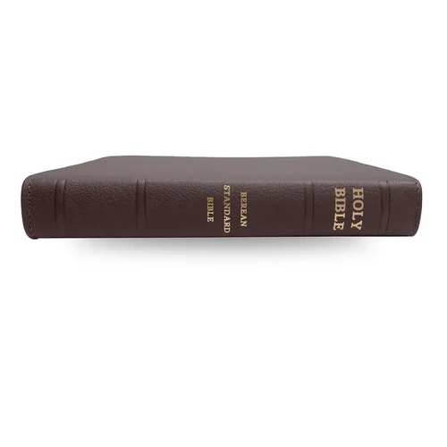 Holy Bible, Berean Standard Bible - Genuine Leather - Tosca Cowhide Merlot