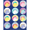 Unicorn Sticker Album For Girls: 100 Plus Pages For PERMANENT Sticker Collection, Activity Book For Girls, Blue - 8.5 by 11
