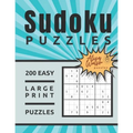 200 Large Print Easy Sudoku Puzzles: Large 8.5 x 11 One Puzzle Per Page Format Beginner Sudoku for Adults and Seniors - 2020 Volume 1