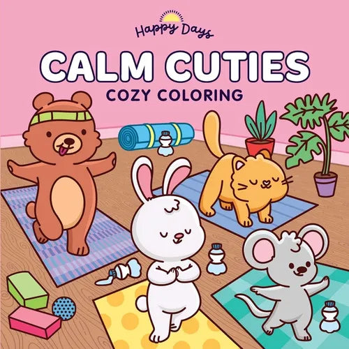 Calm Cuties: Cozy Coloring: Sweet and Simple Coloring for Adults and Kids