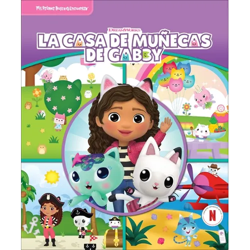 DreamWorks La Casa de Muñecas de Gabby (Gabby's Dollhouse): Mi Primer Busca Y Encuentra (First Look and Find)