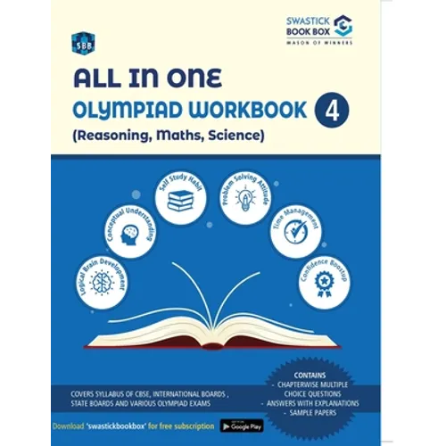 All in One Olympiad Workbook for Reasoning, Maths & Science - Class 4