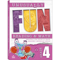 Unusually Fun Reading & Math Workbook, Grade 4: Seriously Fun Topics to Teach Seriously Important Skills