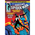 Marvel Archive Edition: Amazing Spider-Man - The Black Costume: Year One Gallery Edition Ron Frenz Original First Issue Cover