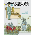 Great Inventors and Inventions Coloring Book