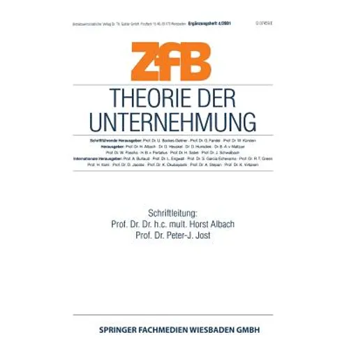 Theorie Der Unternehmung