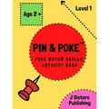 Pin & Poke Fine Motor Skills Activity Book Level 1: For Toddlers and Kids Ages 2+ with Line and Shapes, Popular Activity in Montessori Classroom, Todd