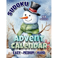 Sudoku Advent Calendar: Christmas Sudoku Puzzle Book For Adults. December's Daily Dose of Cheer.