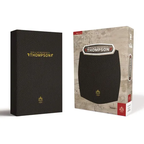 Rvr60, Biblia de Referencia Thompson, Piel Reciclada, Negro