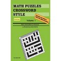 Math Puzzles Crossword Style Vol 1 (travel size)