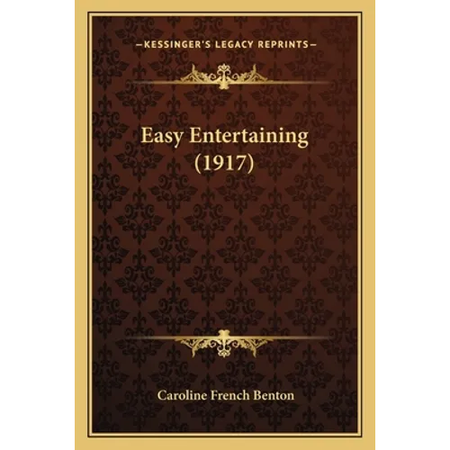 Easy Entertaining (1917)