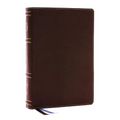 Life in Christ Bible: Discovering, Believing, and Rejoicing in Who God Says You Are (Nkjv, Brown Bonded Leather, Thumb Indexed, Red Letter, Comfort Pr