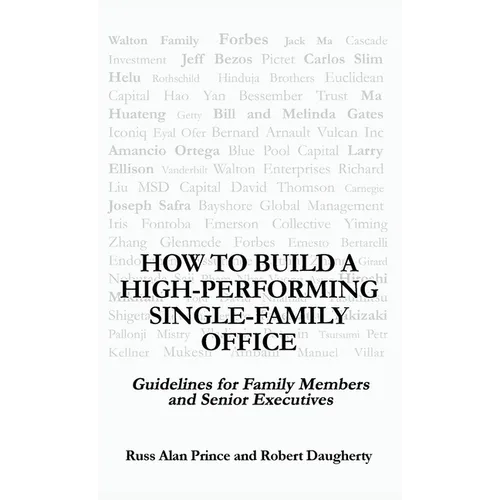 How to Build a High-Performing Single-Family Office: Guidelines for Family Members and Senior Executives
