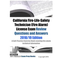 California Fire-Life-Safety Technician (Fire Alarm) License Exam Review Questions and Answers: A Self-Practice Exercise Book covering fire alarm techn