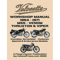 VELOCETTE 500cc & 350cc MSS, VENOM, THRUXTON & VIPER 1954-1971 WORKSHOP MANUAL & ILLUSTRATED PARTS MANUAL