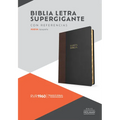 Rvr 1960 Biblia Letra Supergigante, Negro Con Café Símil Piel, Con Índice: Con Referencias. Nueva Tipografía