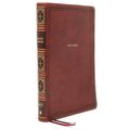 Kjv, Thinline Bible, Giant Print, Leathersoft, Brown, Red Letter Edition, Comfort Print: Holy Bible, King James Version
