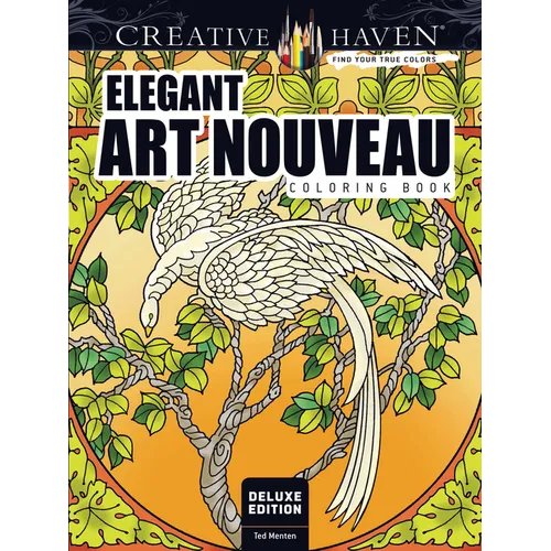Elegant Art Nouveau Coloring Book